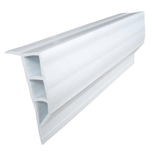 Dock Edge Standard PVC Full Face Profile - 16' Roll - White [1160-F]