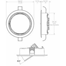 Load image into Gallery viewer, Lumitec Mirage Positionable Down Light - Spectrum RGBW Dimming - White Bezel [115127]
