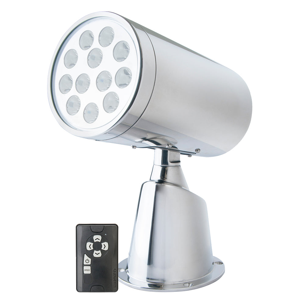 Marinco Wireless LED Stainless Steel Spotlight w/Remote [23050A]