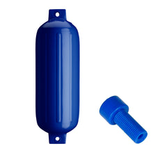 Load image into Gallery viewer, Polyform G-5 Twin Eye Fender 8.8&quot; x 26.8&quot; - Cobalt Blue w/Adapter [G-5 COBALT BLUE W/AIR ADAPTER]
