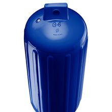 Load image into Gallery viewer, Polyform G-6 Twin Eye Fender 11&quot; x 30&quot; - Cobalt Blue w/Adapter [G-6 COBALT BLUE W/AIR ADAPTER]
