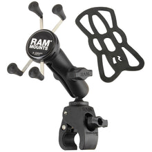 Load image into Gallery viewer, RAM Mount Small Tough-Claw Base w/Double Socket Arm  Universal X-Grip Cell/iPhone Cradle [RAM-B-400-UN7]
