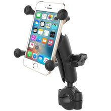 Load image into Gallery viewer, RAM Mount RAM Torque 3/4&quot; - 1&quot; Diameter Handlebar/Rail Base w/1&quot; Ball, Medium Arm  X-Grip f/Phones [RAM-B-408-75-1-UN7U]
