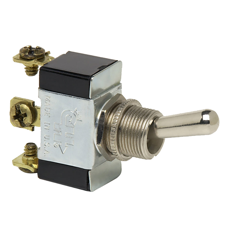 Cole Hersee Heavy Duty Toggle Switch SPDT (On)-Off-(On) 3 Screw [55021-BP]
