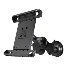 Load image into Gallery viewer, RAM Mount Double Twist-Lock Suction Cup Mount w/Tab-Tite Universal Spring Loaded Cradle f/Apple iPad 1-4 w/or w/o Light Duty Case [RAM-B-189-TAB3U]
