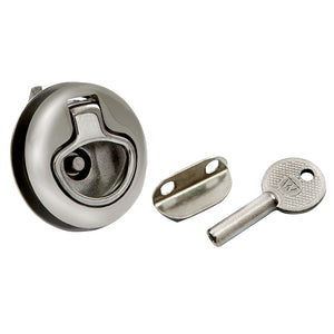 Whitecap Mini Slam Latch Stainless Steel Locking Pull Ring [6138C]
