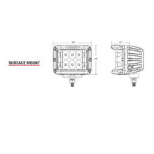 Load image into Gallery viewer, RIGID Industries D-SS Series PRO Driving Surface Mount - Pair - Black [262313]
