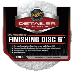 Meguiars DA Microfiber Finishing Disc - 6" - 2-Pack [DMF6]