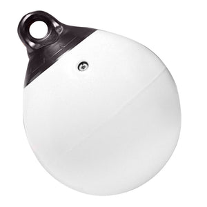Taylor Made 15" Tuff End Inflatable Vinyl Buoy - White [1146]