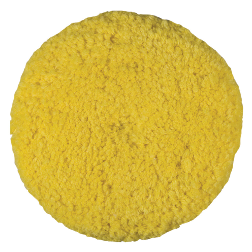 Presta Rotary Blended Wool Buffing Pad - Yellow Medium Cut [890142]