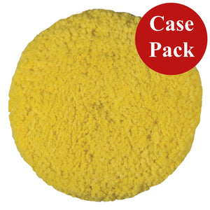 Presta Rotary Blended Wool Buffing Pad - Yellow Medium Cut - *Case of 12* [890142CASE]