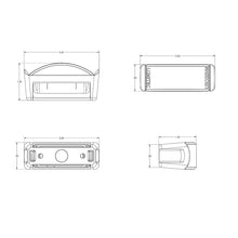 Load image into Gallery viewer, Lumitec Contour Series Inset Navigation Light - Port Red [101574]
