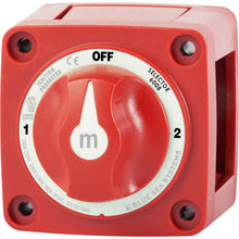 Load image into Gallery viewer, Blue Sea 6008 M-Series Battery Switch 3 Position - Red [6008]
