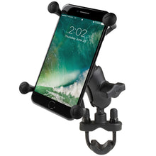 Load image into Gallery viewer, RAM Mount X-Grip Large Phone Mount w/Handlebar U-Bolt Base [RAM-B-149Z-A-UN10U]
