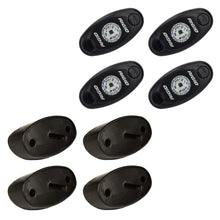 Load image into Gallery viewer, RIGID Industries A-Series Rock Light Kit - 4 Blue Lights - Black [400233]
