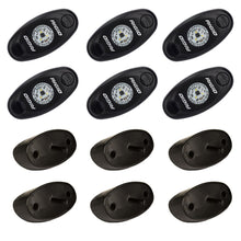 Load image into Gallery viewer, RIGID Industries A-Series Rock Light Kit - 6 Red Lights - Black [400263]
