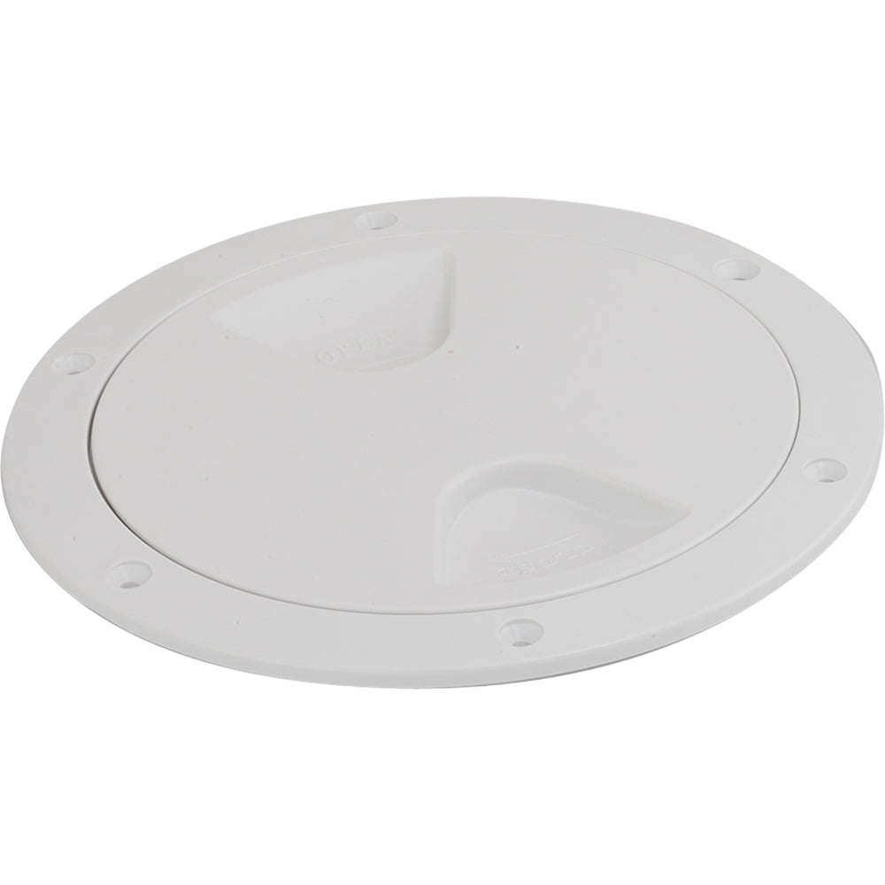 Sea-Dog Screw-Out Deck Plate - White - 6