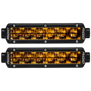 RIGID Industries 6" SR-Series SAE Compliant Fog Light - Black w/Yellow Light [906704]