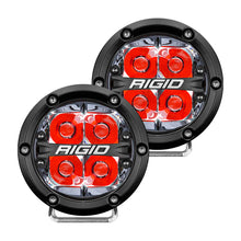 Load image into Gallery viewer, RIGID Industries 360-Series 4&quot; LED Off-Road Spot Beam w/Red Backlight - Black Housing [36112]

