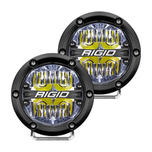 Load image into Gallery viewer, RIGID Industries 360-Series 4&quot; LED Off-Road Fog Light Drive Beam w/White Backlight - Black Housing [36117]
