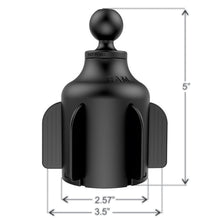 Load image into Gallery viewer, RAM Mount RAM Stubby Cup Holder Mount w/Round Plate [RAP-B-299-4-202U]
