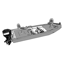 Load image into Gallery viewer, Carver Performance Poly-Guard Styled-to-Fit Boat Cover f/16.5 Jon Style Bass Boats - Shadow Grass [77816C-SG]
