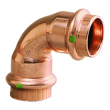 Load image into Gallery viewer, Viego ProPress 3/4&quot; - 90 Copper Elbow - Double Press Connection - Smart Connect Technology [77022]
