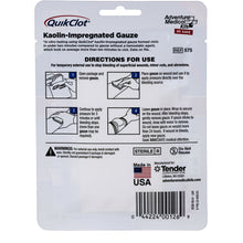 Load image into Gallery viewer, QuikClot Advanced Clotting Gauze - 3&quot; x 4 [5020-0026]
