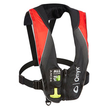 Load image into Gallery viewer, Onyx A/M-24 Series All Clear Automatic/Manual Inflatable Life Jacket - Black/Red - Adult [132200-100-004-20]
