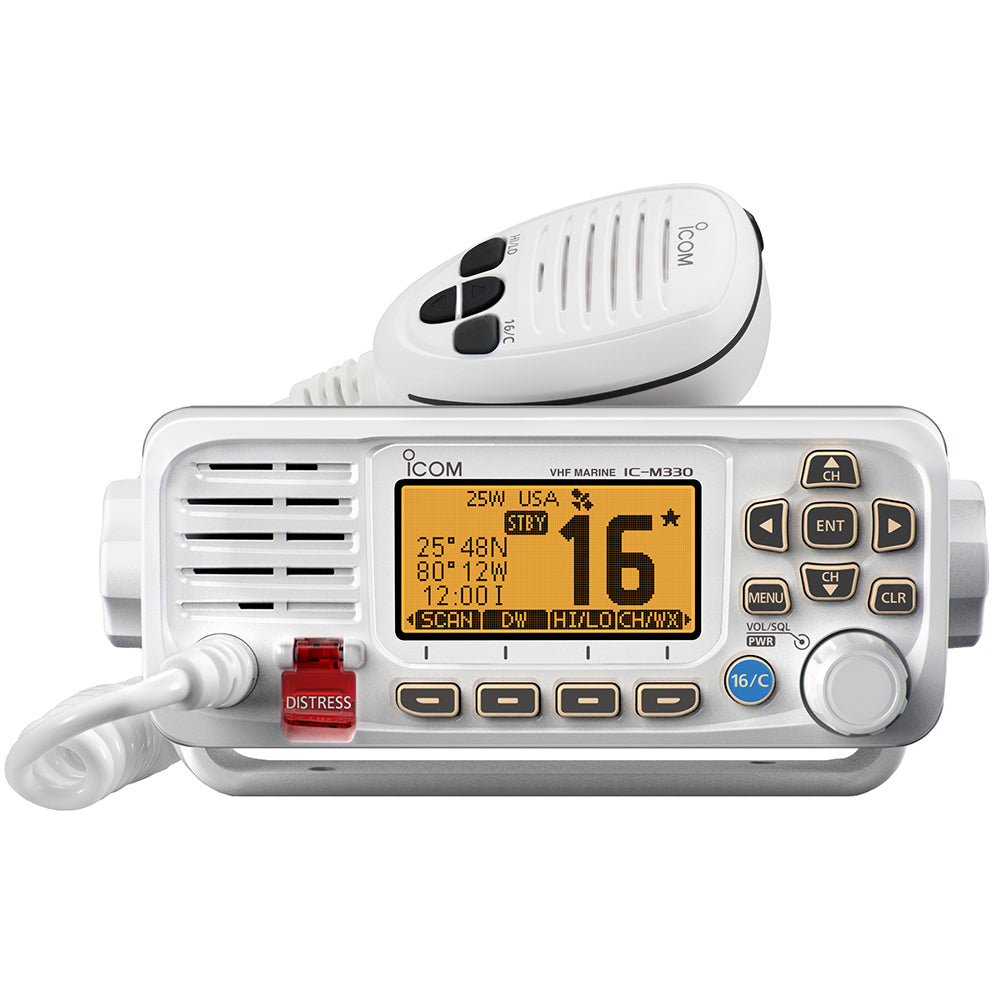 Icom M330 VHF Radio Compact w/GPS - White [M330 81]