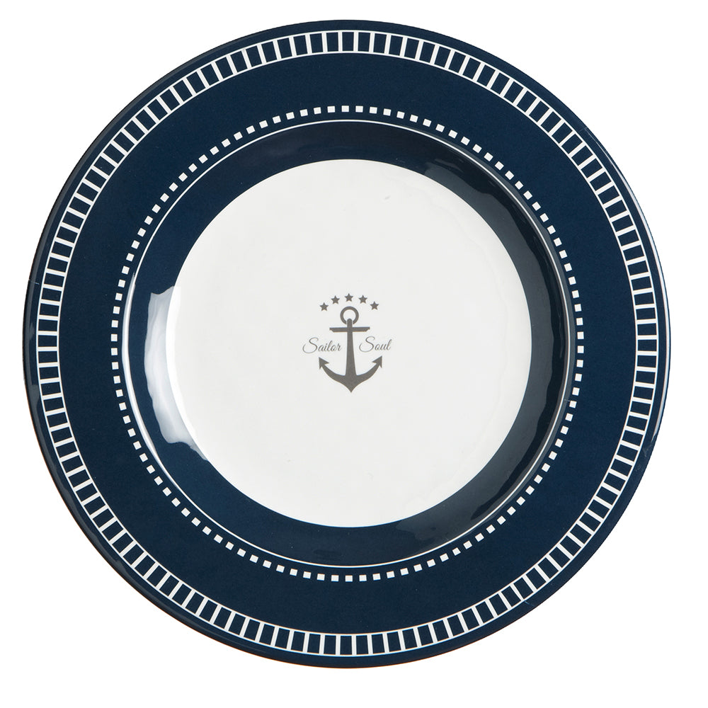 Marine Business Melamine Round Dessert Plate - SAILOR SOUL - 7