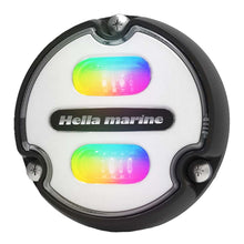 Load image into Gallery viewer, Hella Marine Apelo A1 RGB Underwater Light - 1800 Lumens - Black Housing - White Lens [016146-011]
