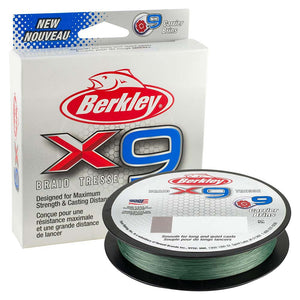 Berkley x9 Braid Low-Vis Green - 10lb - 164 yds - X9BFS10-22 [1486812]