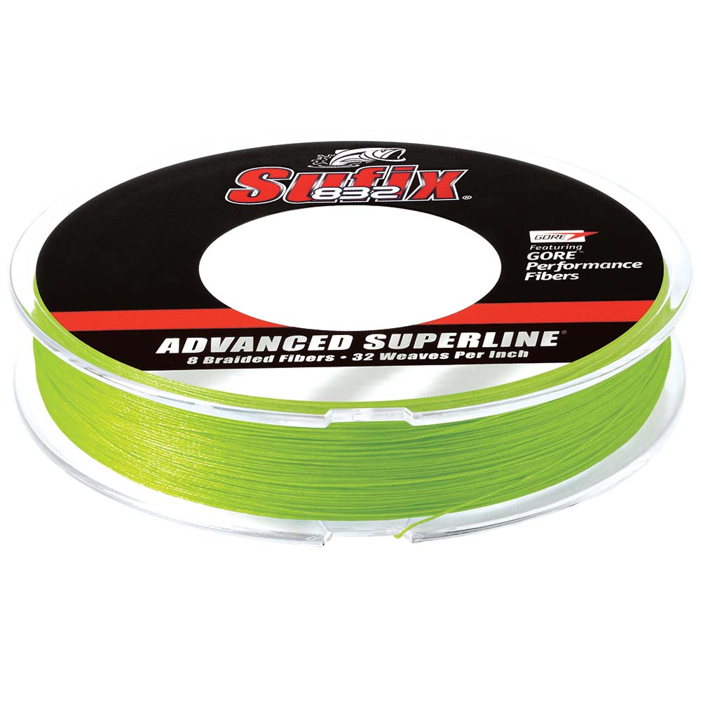 Sufix 832 Advanced Superline Braid - 8lb - Neon Lime - 150 yds [660-008L]
