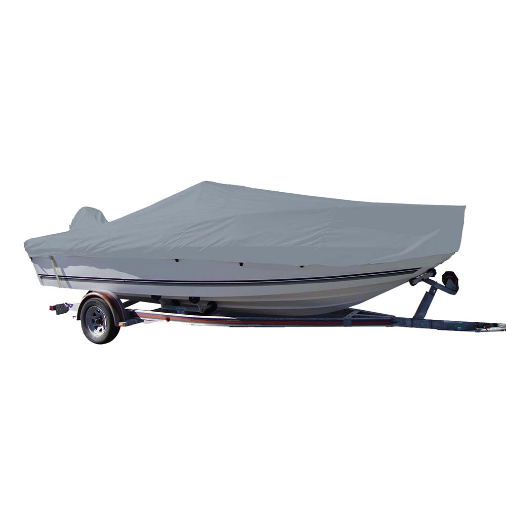 Carver Sun-DURA Styled-to-Fit Boat Cover f/19.5 V-Hull Center Console Fishing Boat - Grey [70019S-11]