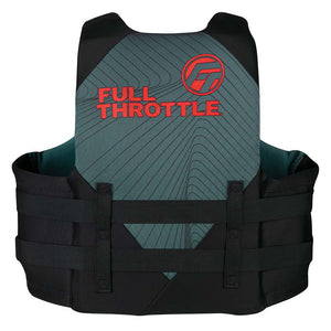 Full Throttle Adult Rapid-Dry Life Jacket - S/M - Grey/Black [142100-701-030-22]