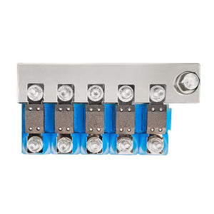 Victron Busbar to Connect 5 Mega Fuse Holders - Busbar Only Fuse Holders Sold Separately [CIP100400060]