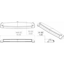 Load image into Gallery viewer, Lumitec Razor Light Bar - Spot - Black Housing - Flush Mount [101589]
