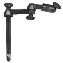 Load image into Gallery viewer, RAM Mount RAM 12&quot; Upper Pole with Double Swing Arms  Round Plate [RAM-VP-SW1-12]
