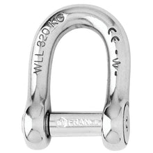Load image into Gallery viewer, Wichard Self-Locking Allen Head Pin D Shackle - 12mm Diameter - 15/32&quot; [01306]
