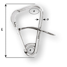 Load image into Gallery viewer, Wichard Automatic Mooring Hook - 170mm Length - 6-11/16&quot; [02329]
