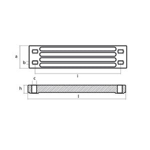 Tecnoseal Aluminum Yamaha Bar Anode f/Engine Bracket [01112-1AL]
