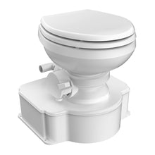 Load image into Gallery viewer, Dometic White M65 Marine Gravity Toilet - Elongated Seat Size w/Foot Pedal [312500001]
