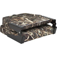 Load image into Gallery viewer, Attwood Swivl-Eze Low Back Padded Flip Seat - Camo [98395CAMO]
