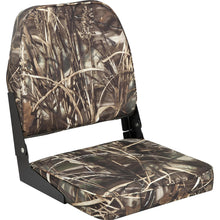 Load image into Gallery viewer, Attwood Swivl-Eze Low Back Padded Flip Seat - Camo [98395CAMO]
