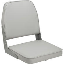 Load image into Gallery viewer, Attwood Swivl-Eze Low Back Padded Flip Seat - Grey [98395GY]
