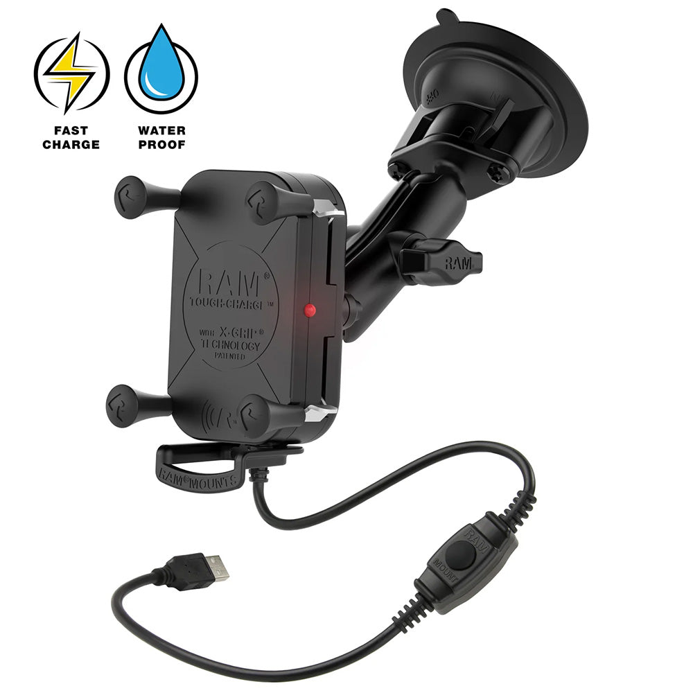 RAM® Quick-Grip™ Phone Mount with RAM® Twist-Lock™ Suction Cup