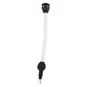 Attwood LightArmor Bi-Color 10in Angled Locking Collar Pole 2-Pin LED