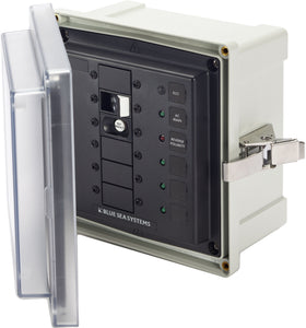 Blue Sea Panel Enclosure 120v AC 30A ELCI Main Surface Mount System
