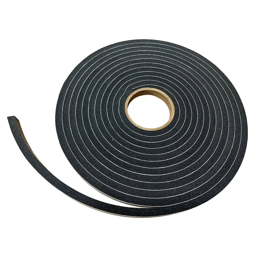 FRAMELESS WINDOW FOAM SEAL 25'-BLAC